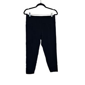 Women's Calvin Klein 90% Cotton Black Leggings LARGE